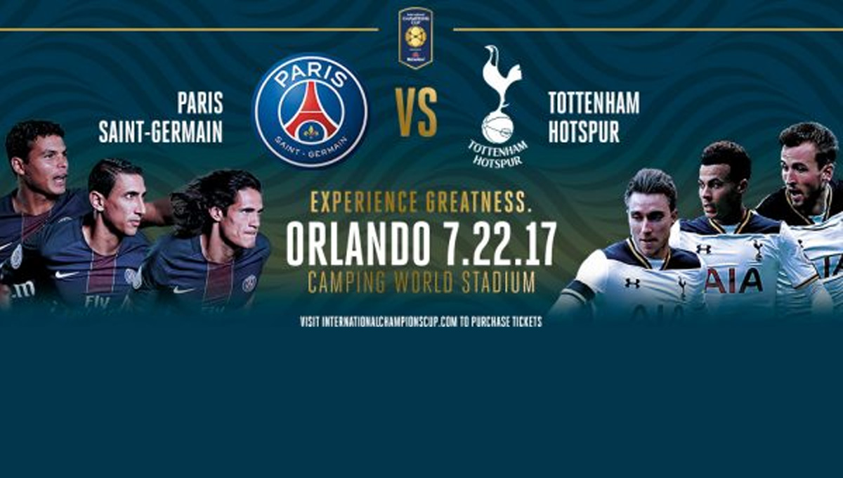 Paris Saint-Germain e Tottenham Hotspur jogam em Orlando no dia 22 de julho
