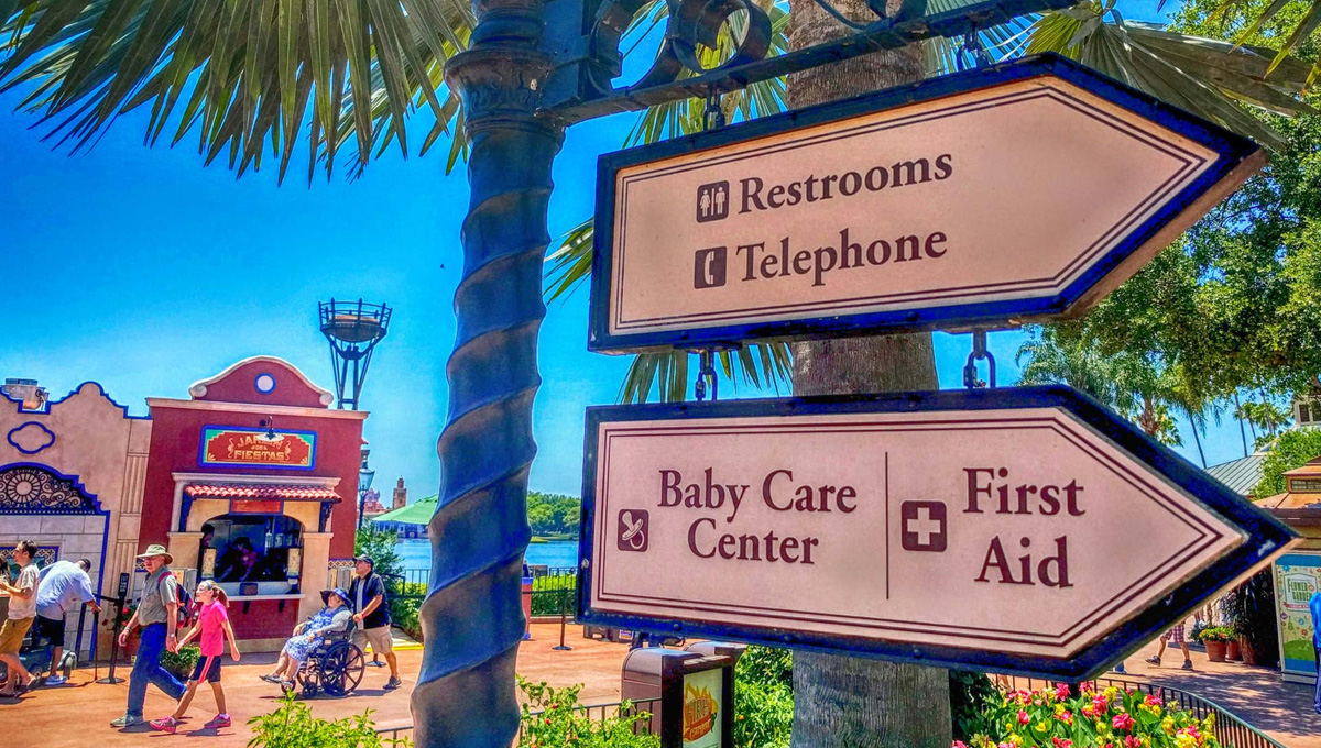 Espaço para os cuidados com o bebê na Disney
