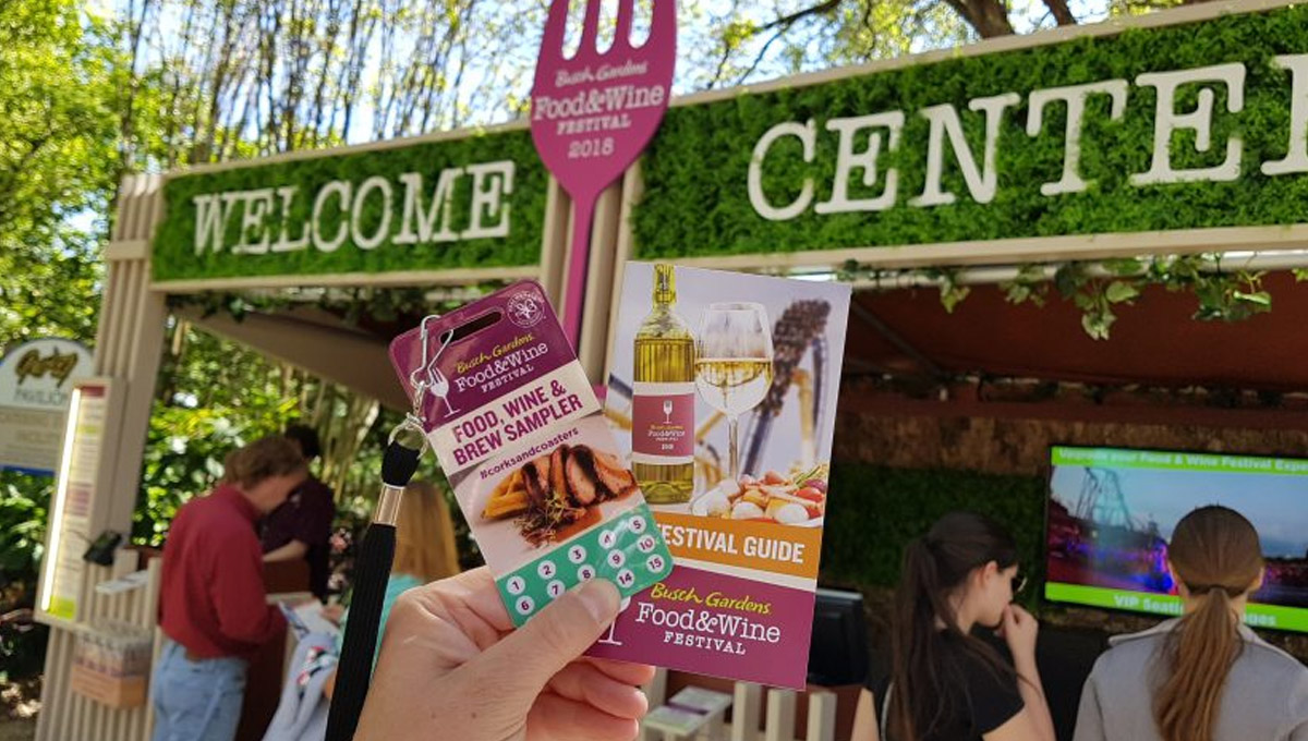Food and Wine Festival no Busch Gardens Mania de Orlando