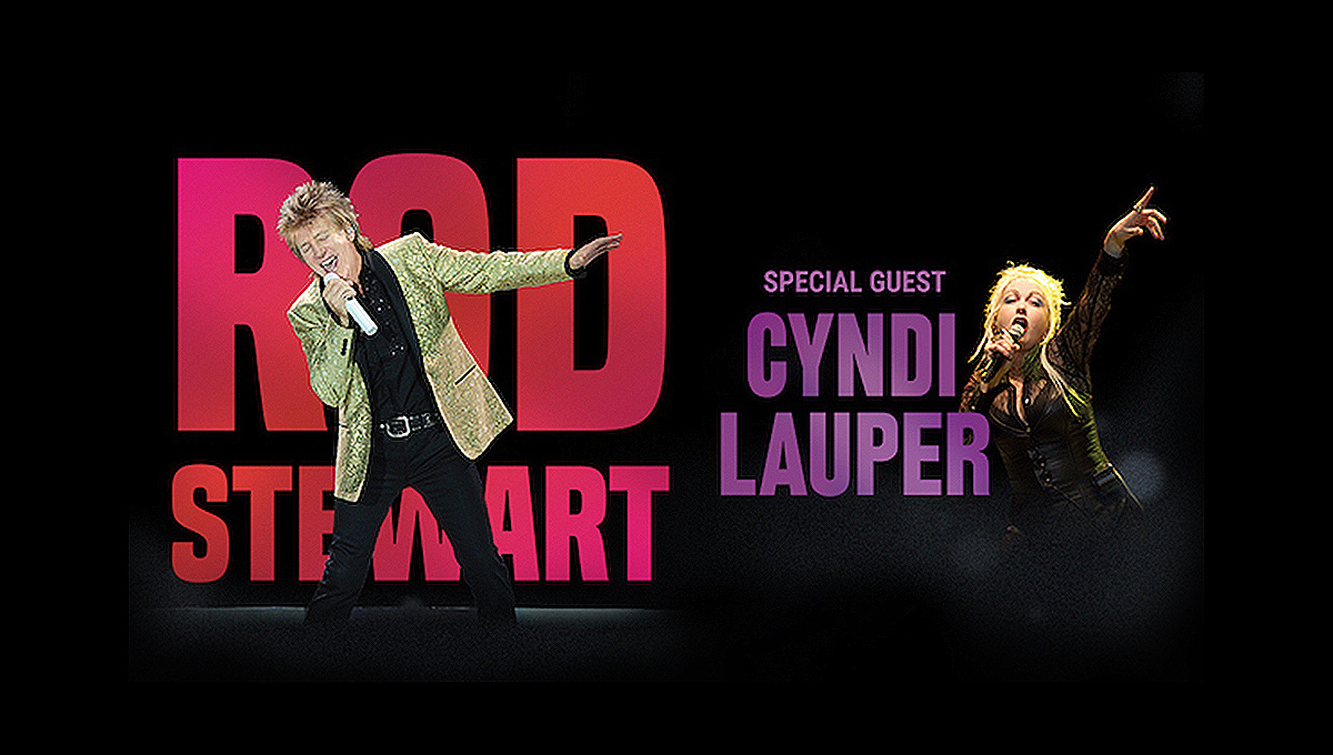 Rod Stewart e Cyndi Lauper em Orlando