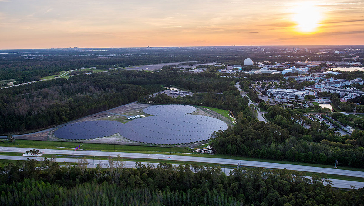 Nova usina solar alimentará dois parques da Disney