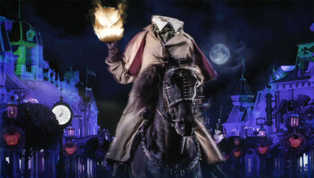 A diversão do Halloween no Magic Kingdom espera por você ao anoitecer!