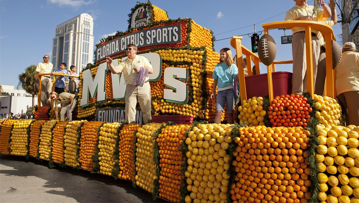 2018 Orlando Citrus Parade acontece dia 28 de dezembro