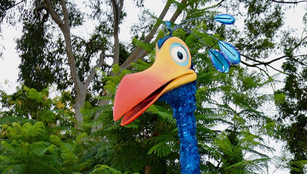 Visitantes do Animal Kingdom encontrarão Kevin, personagem do longa “Up!”