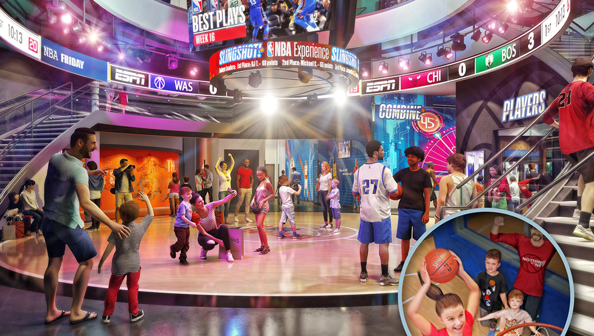 Detalhes do “NBA Experience” no Disney Springs