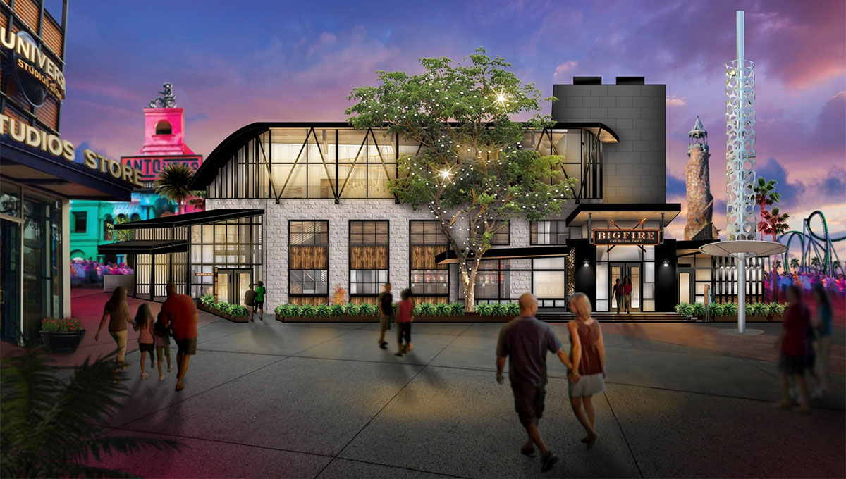 Novo restaurante Bigfire está chegando ao CityWalk da Universal Orlando