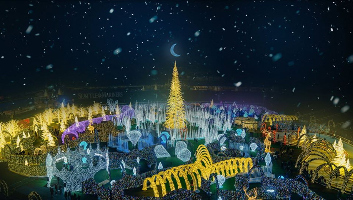 O maior labirinto de luzes natalina chegará próximo a Orlando em novembro